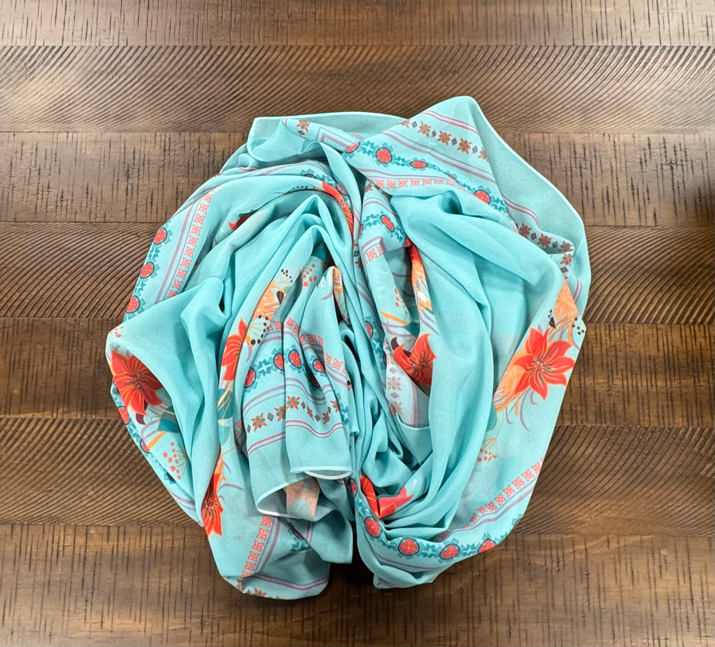 Turquoise fun hijab- Limited Edition