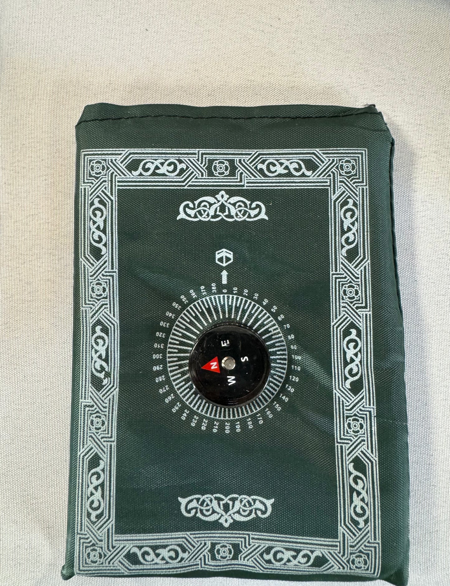 Travel Prayer Rug with Compass