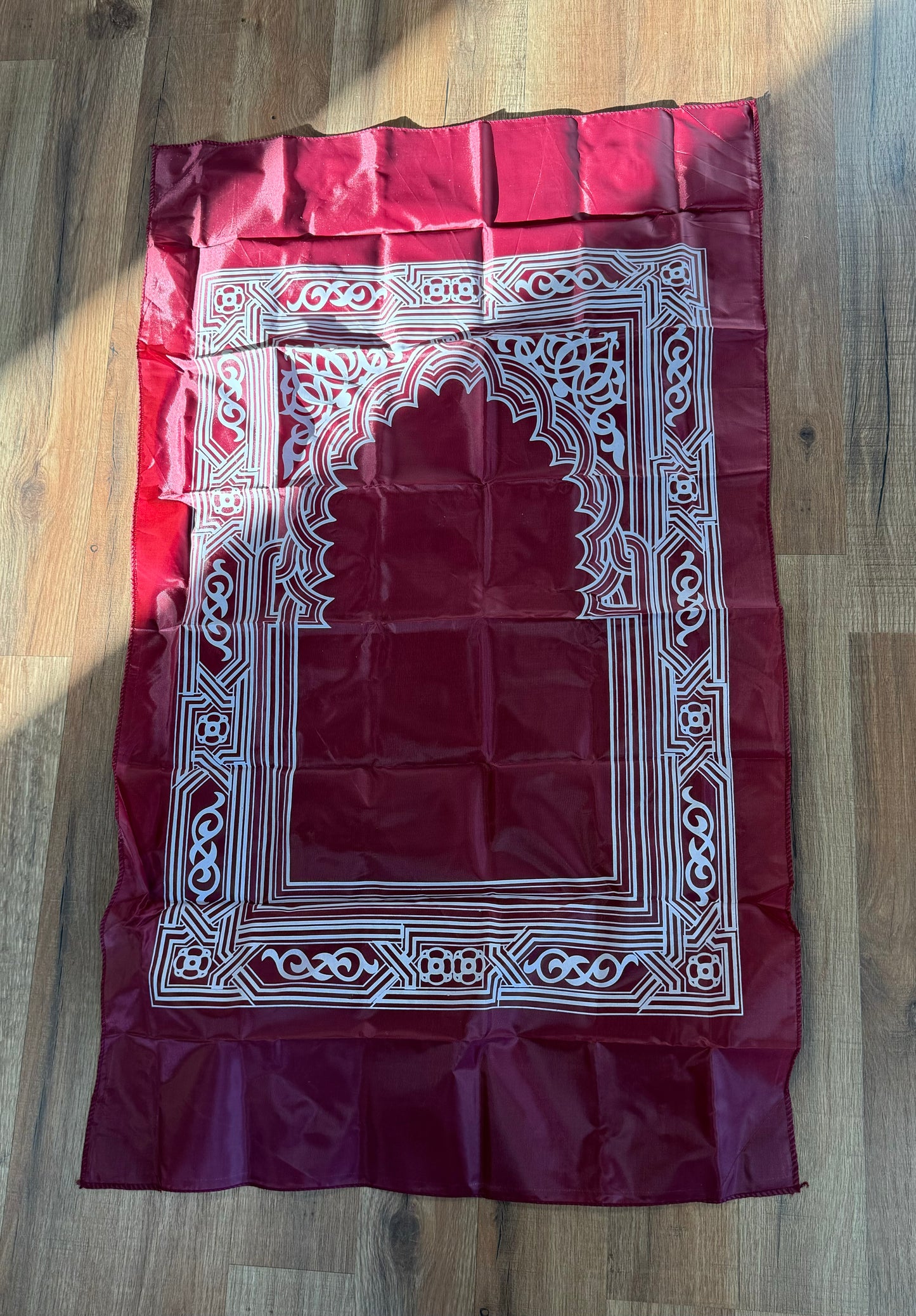 Travel Prayer Rug with Compass