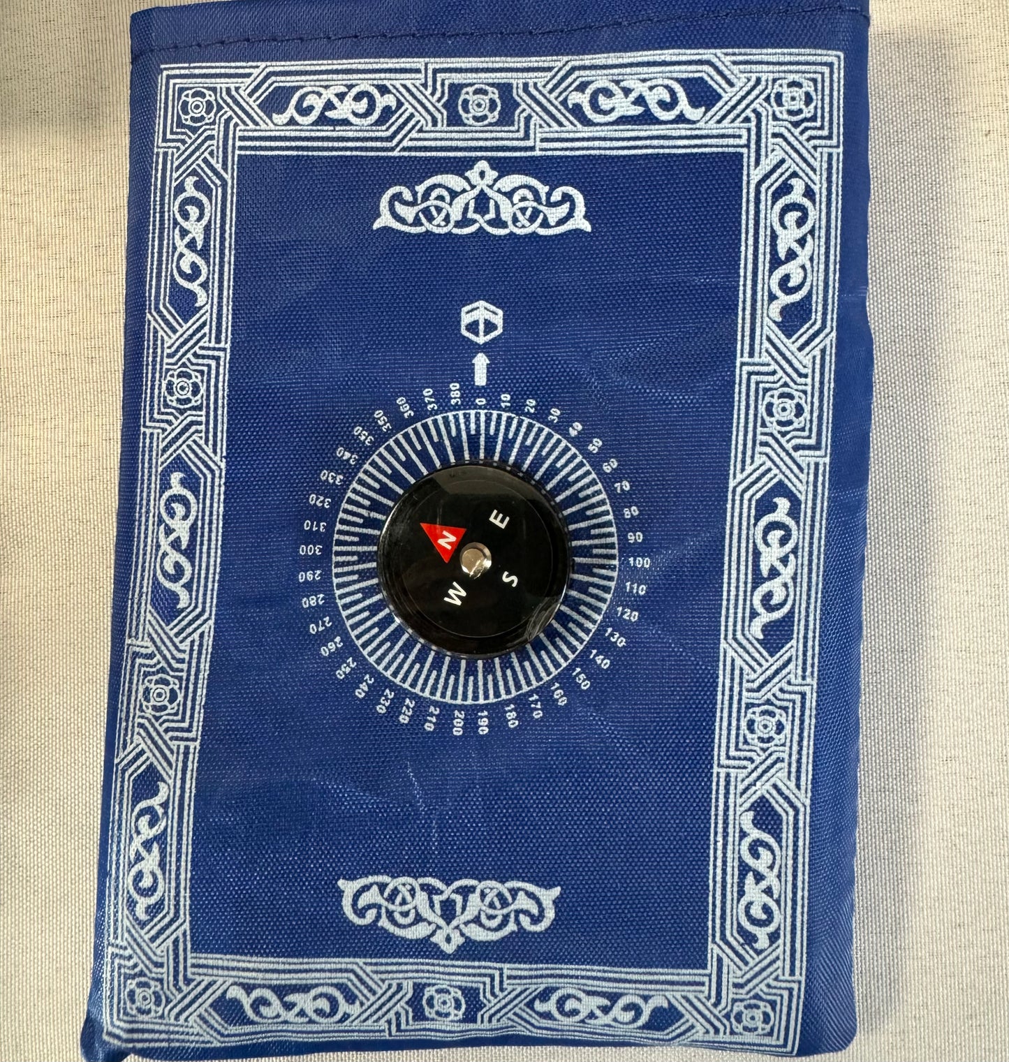 Travel Prayer Rug with Compass