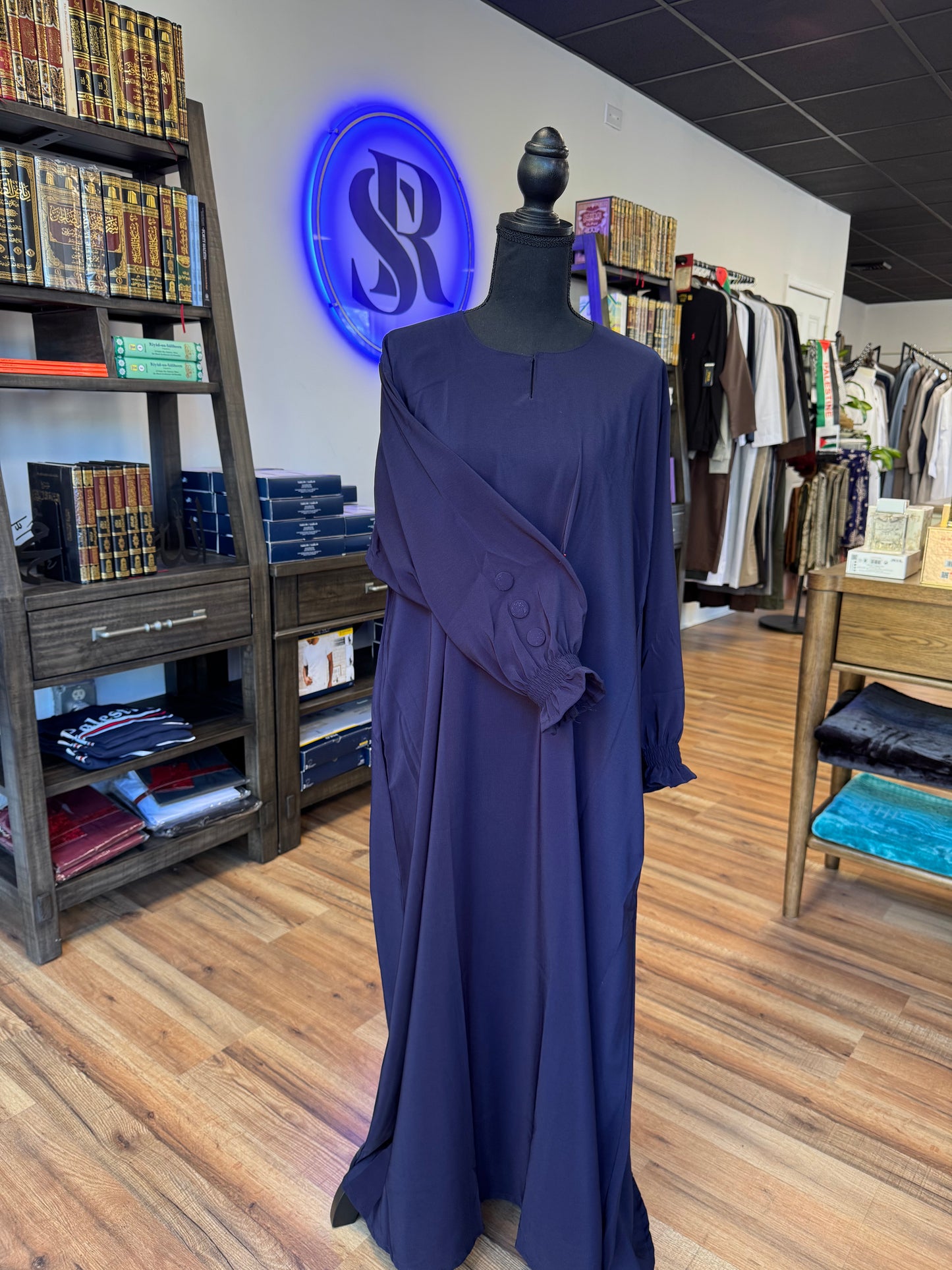 Navy Blue Abaya