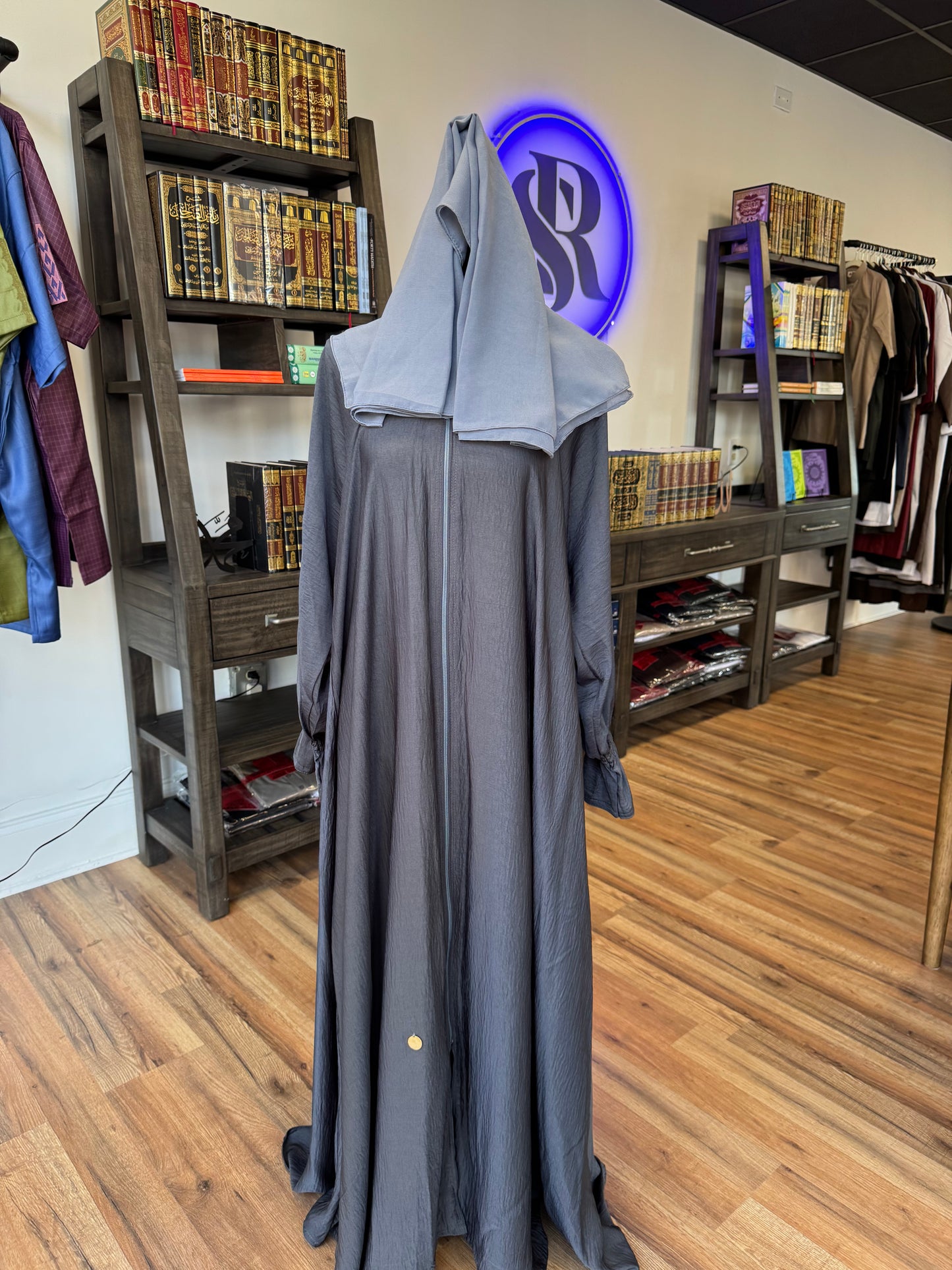 Zip Up Abaya