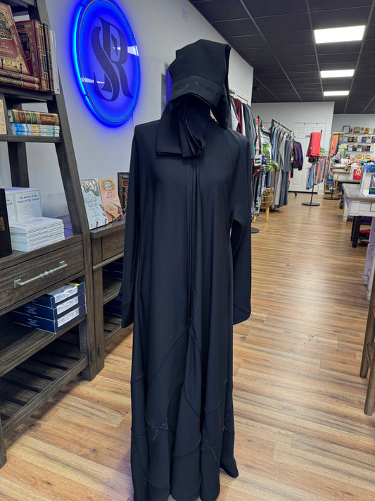 Black on Black Abaya