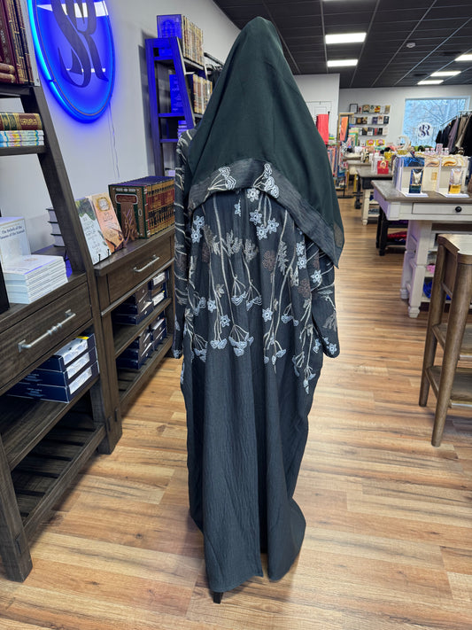 Vines Embroidered Abaya