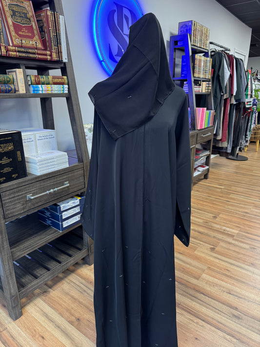 Black-Beaded Abaya