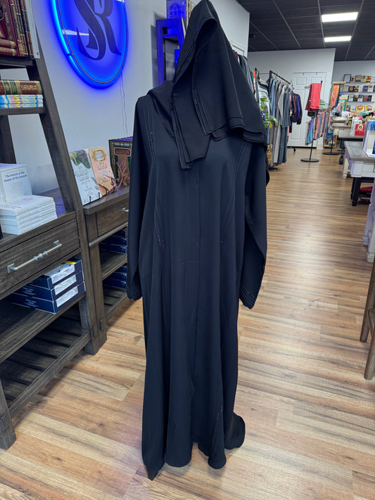 Black on Black Abaya